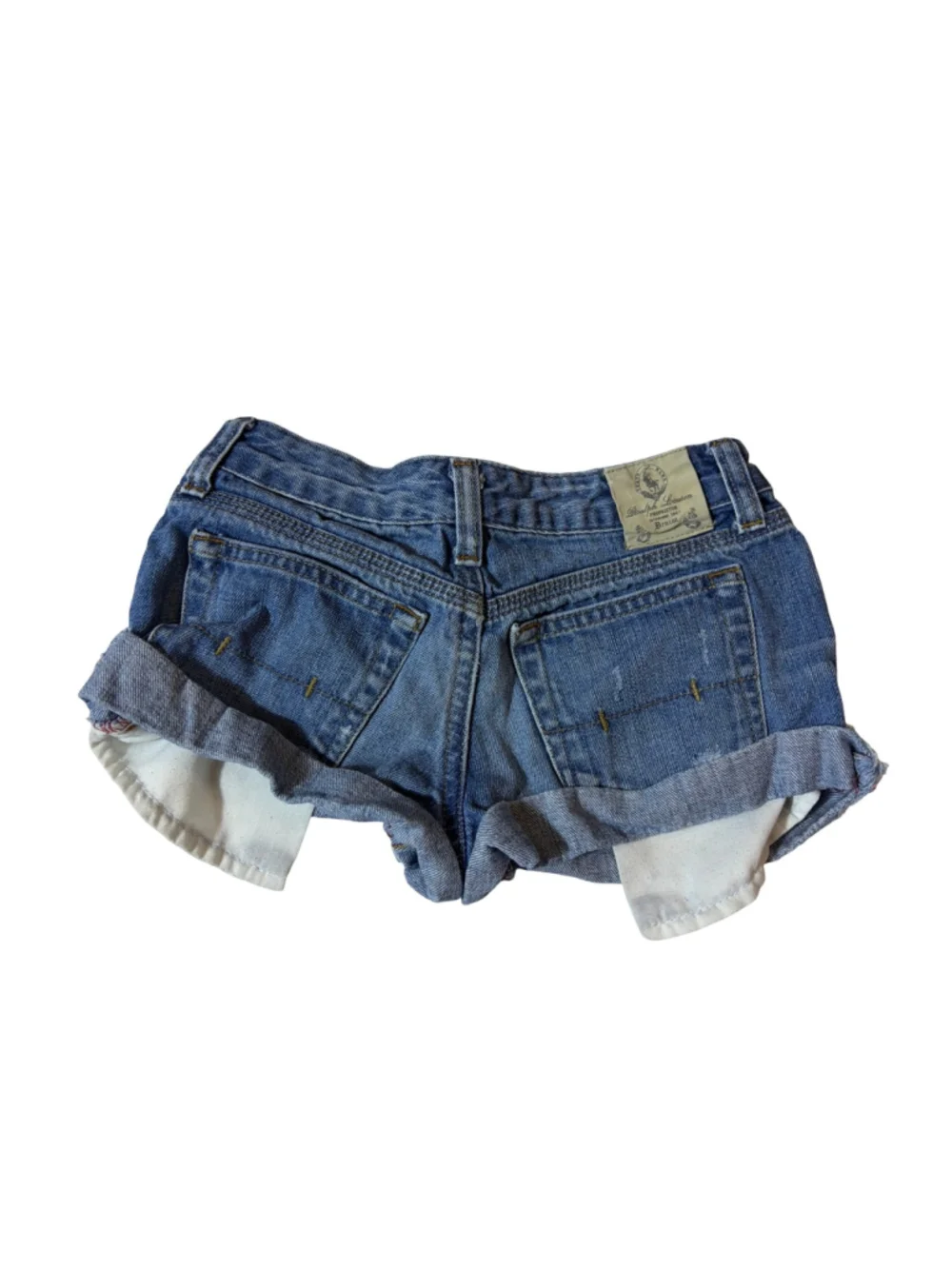 Ralph Lauren Kids Size 8 Distressed Cutoff Denim Shorts Y2K